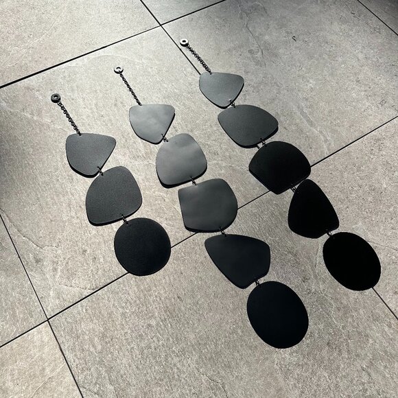 Stainless Steel Wall Art Other - Organic Wall Art Set of 3